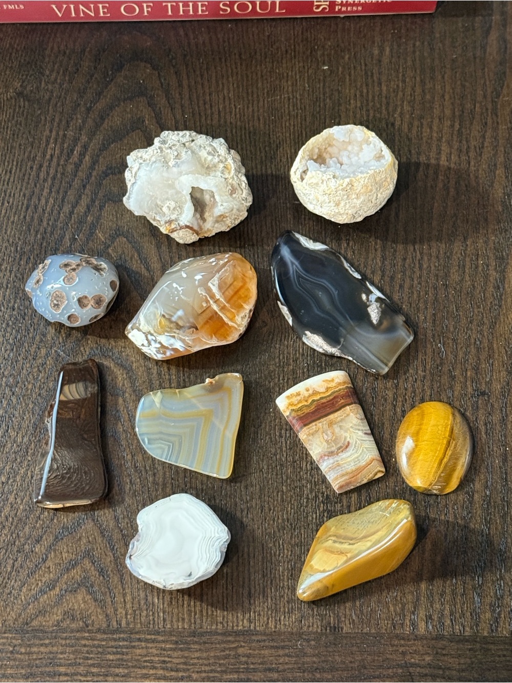 Polished Agate GemStone Geode Jasper Agate Assortment Collection Mixed Bundle